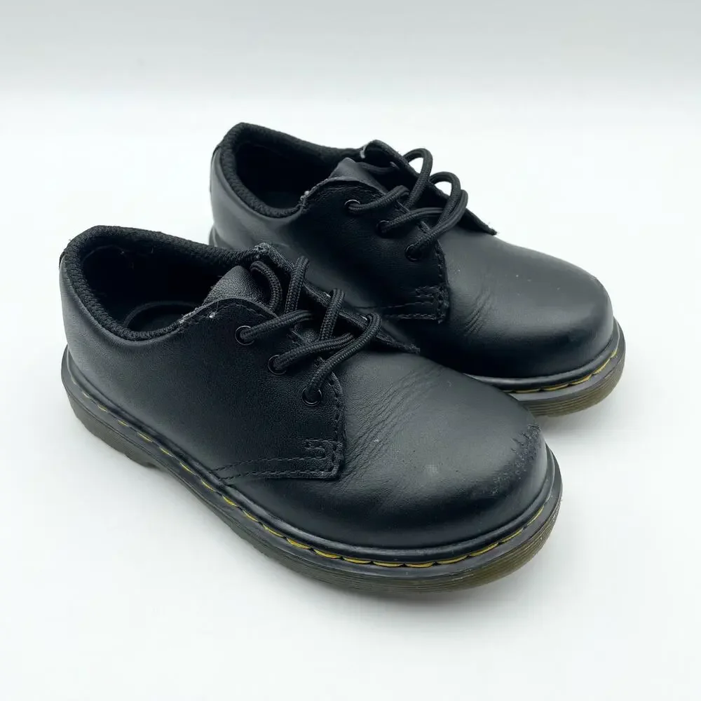 Dr. Martens Kids (Toddler) 1461 Dress Shoe US 8 EU 24 Black EUC